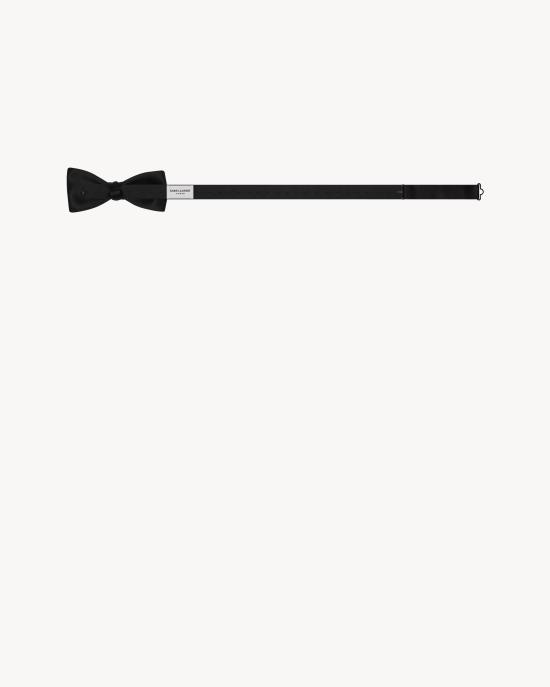26SS 생로랑 이브 보우 타이 7373053Y0111000 Black - SAINT LAURENT