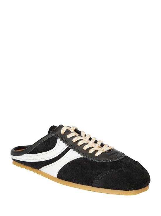 26SS 드리스 반 노튼 뮬/슬리퍼 2610117780126 998 BLACK WHITE - DRIES VAN NOTEN