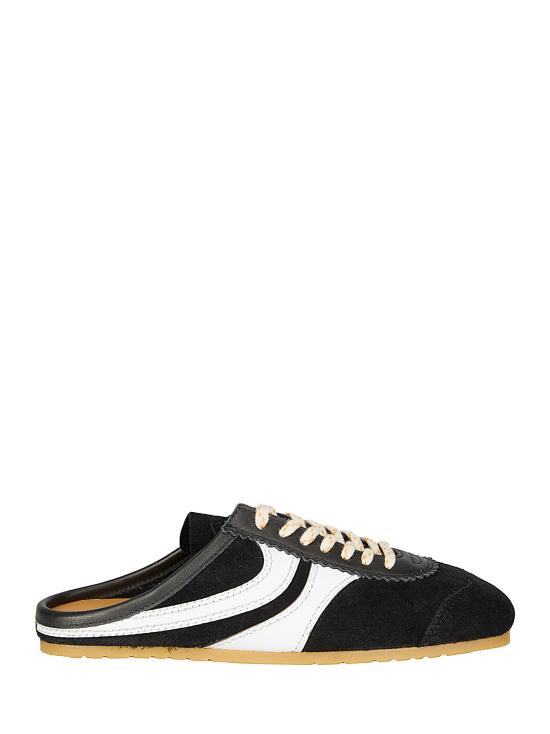 26SS 드리스 반 노튼 뮬/슬리퍼 2610117780126 998 BLACK WHITE