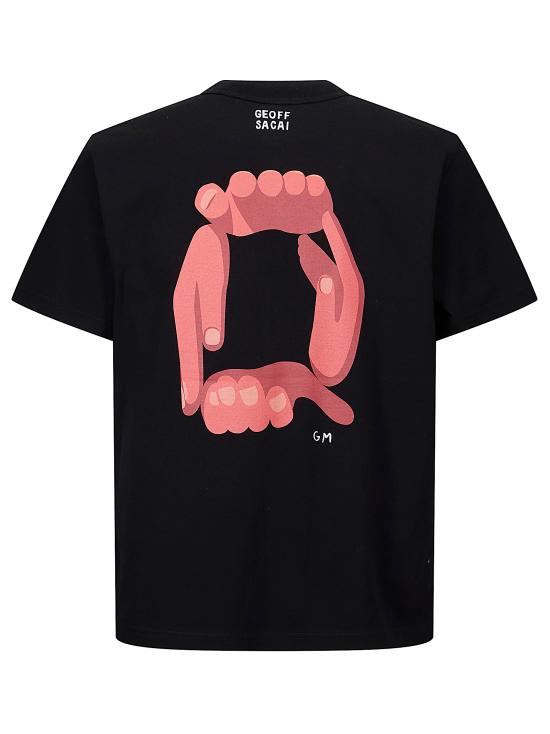 26SS 사카이 반팔 티셔츠 2601121S 001 BLACK - SACAI