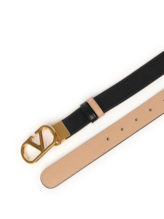 25FW 발렌티노 가라바니 레귤러 벨트 7W2T0SQ3 IYRDVW BLACK pink - VALENTINO GARAVANI