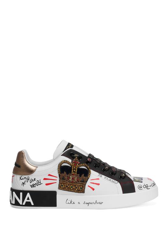 26SS 돌체앤가바나 스니커즈 CS1570AZ268 HWF57 Scritte fdo bianco