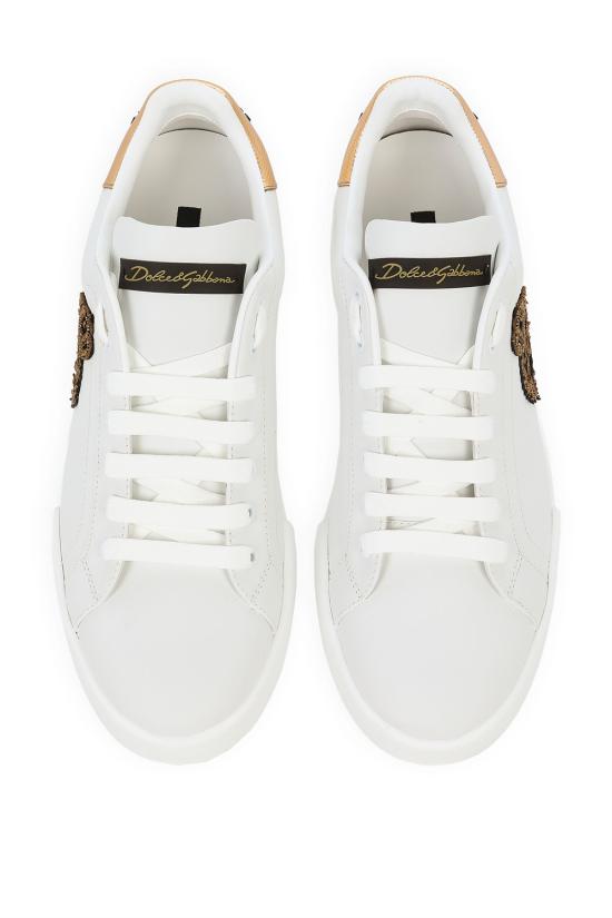 26SS 돌체앤가바나 스니커즈 CS2330AH136 8I047 BIANCO ORO SCURO - DOLCE & GABBANA