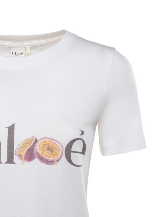 26SS 끌로에 반팔 티셔츠 CH26SJH08197 101 WHITE - CHLOE