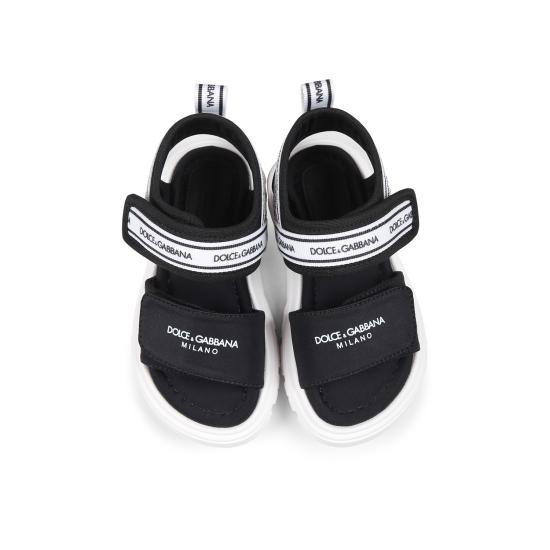 26SS [키즈] 돌체앤가바나 샌들 DL0082 AE928 89690 BLACK - DOLCE & GABBANA