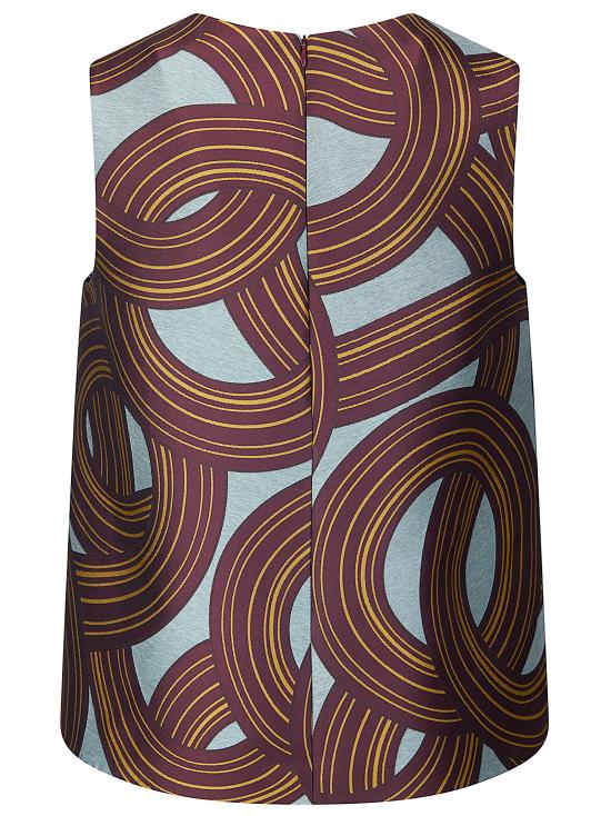 26SS 라 더블제이 반팔 티셔츠 TOP0016JCQ097MTC02 BU13 MONTECARLO JACQUARD - LA DOUBLEJ