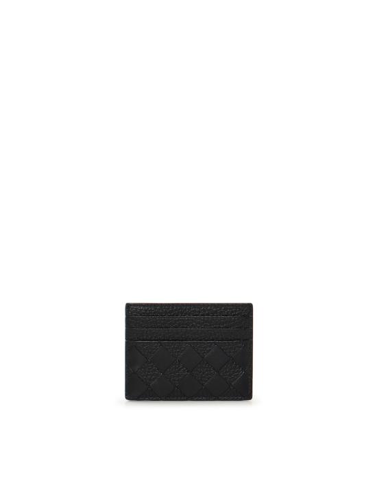 26SS 보테가베네타 인트레치아토 카드 지갑 795612 V63U21000 BLACK - BOTTEGA VENETA