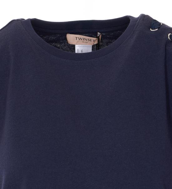 26SS 트윈셋 반팔 티셔츠 261TP2111 13172 Blue - TWINSET