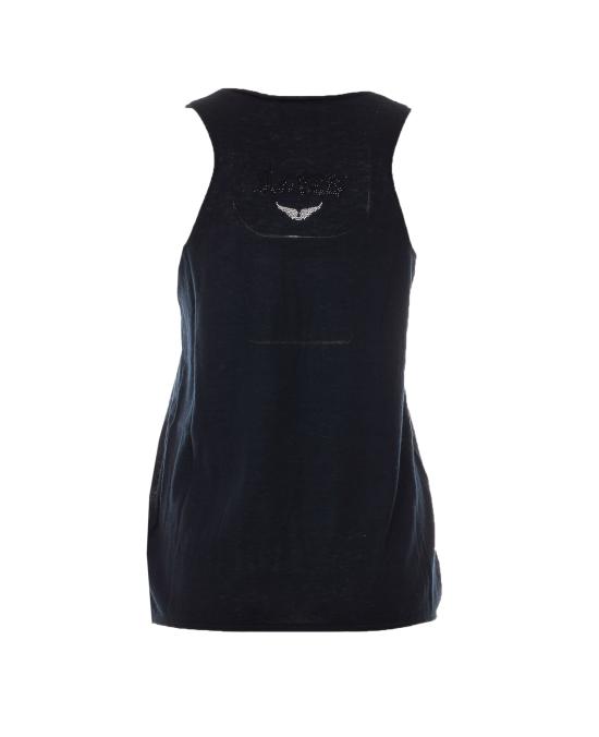 26SS 자딕앤볼테르 긴팔 티셔츠 KWTO01139 Black - ZADIG & VOLTAIRE