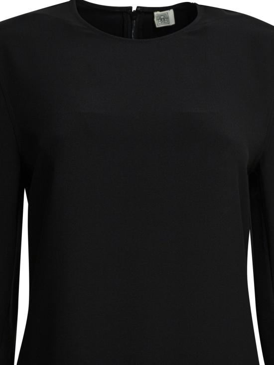 26SS 토템 롱 원피스 261 WRD0278 FB0550 001BLACK Black - TOTEME