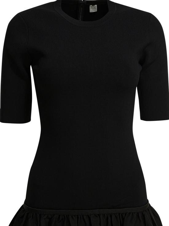 26SS 토템 롱 원피스 261 WRD0279 FB0567 001BLACK Black - TOTEME