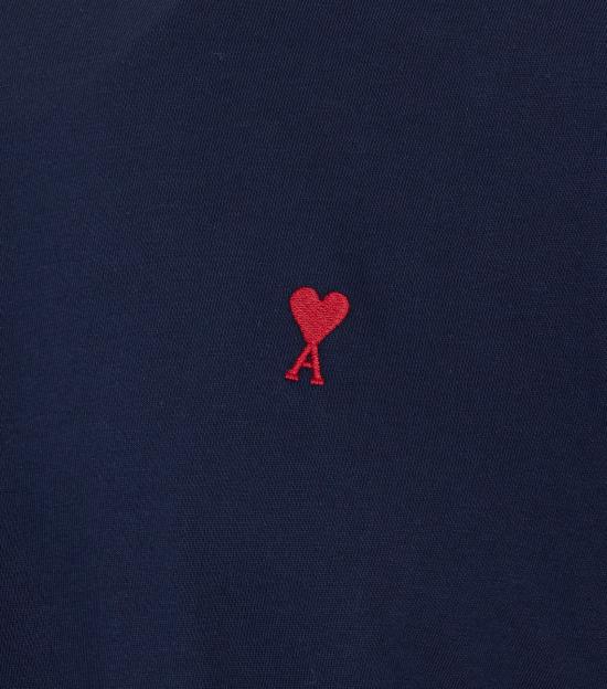 26SS 아미 알렉산드르 마티우시 반팔 티셔츠 BFUTS035 724430 Blue - AMI ALEXANDRE MATIUSSI