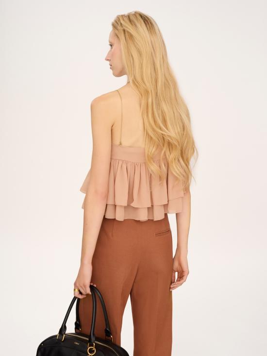 26SS 끌로에 블라우스 CH26SHT15002 6H7 Pink - CHLOE