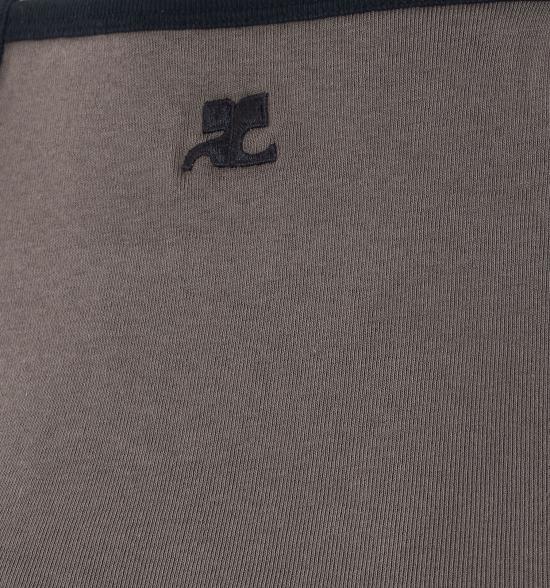 26SS 쿠레쥬 긴팔 티셔츠 126JDE149JS0203 B214 Grey - COURREGES