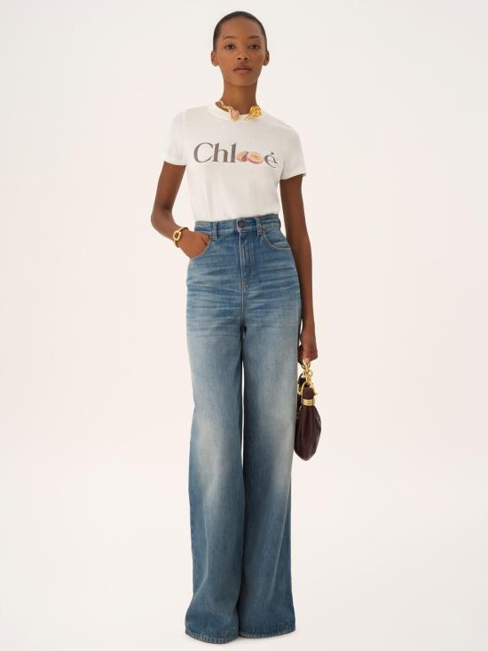 26SS 끌로에 반팔 티셔츠 CH26SJH08197 101 White - CHLOE