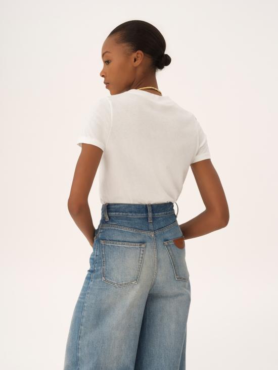 26SS 끌로에 반팔 티셔츠 CH26SJH08197 101 White - CHLOE