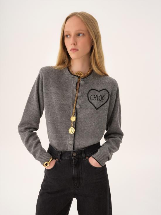 26SS 끌로에 스웨터 CH26SMC08710 012 Grey - CHLOE
