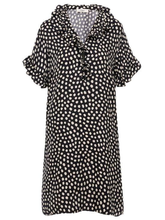 26SS 끌로에 미디 원피스 CH26SRO50300 915 Black