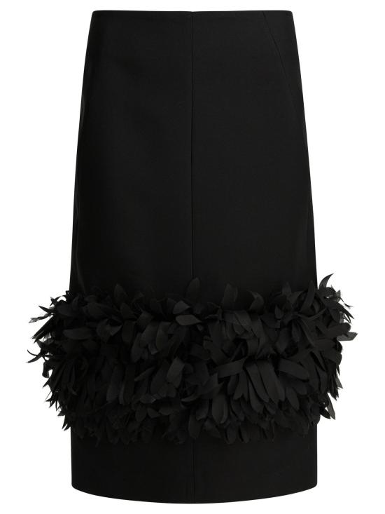 26SS 토템 미디 스커트 261 WRB0339 FB0567 001BLACK Black