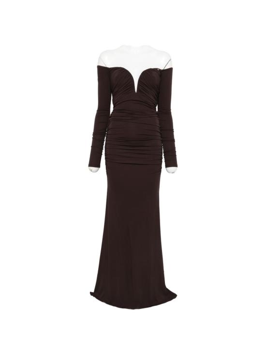 26SS 엘리자베타프랜치 미디 원피스 ABR1061E2 EV9 Dark chocolate