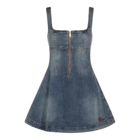 26SS 셀프 포트레이트 데님 원피스 RS26812SBLBLUE Blue