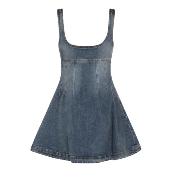 26SS 셀프 포트레이트 데님 원피스 RS26812SBLBLUE Blue - SELF PORTRAIT