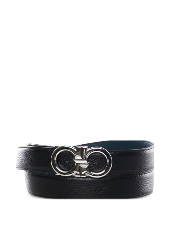 26SS 살바토레 페라가모 가죽 벨트 670644 791060NERO BLUE Black - SALVATORE FERRAGAMO