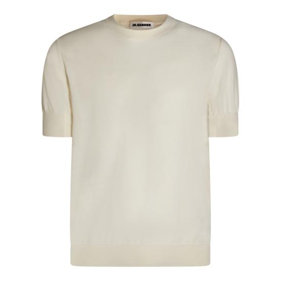 26SS 질샌더 반팔 티셔츠 J22GC0104J14610107 Neutrals