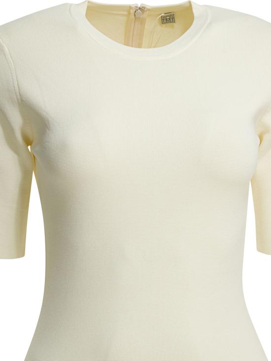 26SS 토템 롱 원피스 261 WRD0279 FB0567 116ECRU White - TOTEME