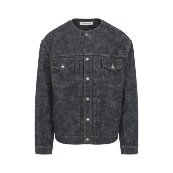 25FW 랑방 데님 자켓 RMJA0317D096H25 Blue