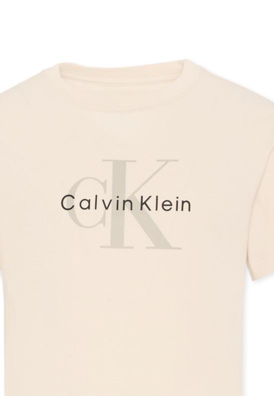 26SS [키즈] 캘빈클라인 티셔츠 IU0IU00715 PGB BEIGE - CALVIN KLEIN