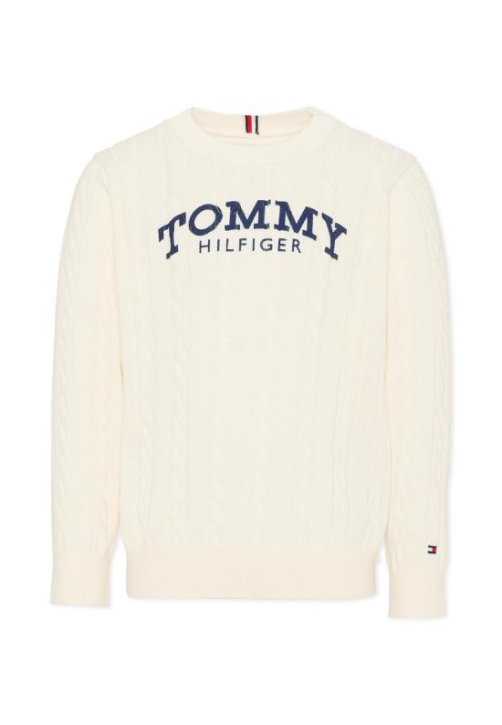 26SS [키즈] 타미힐피거 트레이닝 상의 KB0KB10347 YA8 IVORY