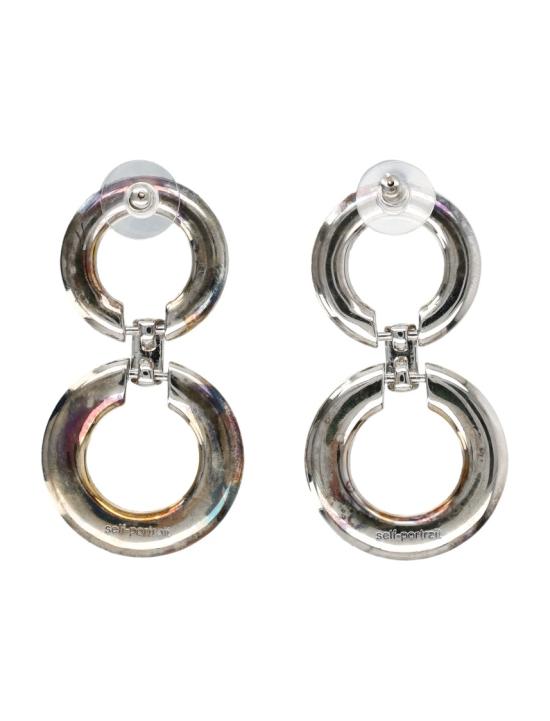 25FW 셀프 포트레이트 이어링 AW25619EASL Silver - SELF PORTRAIT