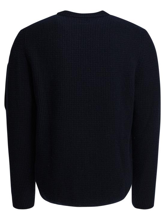 26SS 씨피 컴퍼니 램스울 GRS 크루넥 렌즈 스웨터 19CMKN129A110149A888 Blue - C.P. COMPANY