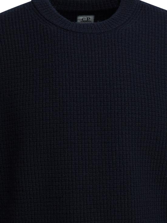 26SS 씨피 컴퍼니 램스울 GRS 크루넥 렌즈 스웨터 19CMKN129A110149A888 Blue - C.P. COMPANY
