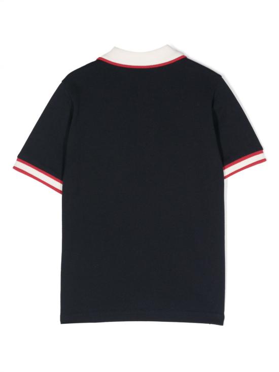 26SS [키즈] 몽클레어 폴로 셔츠 8A00003 8496W778 Blue - MONCLER