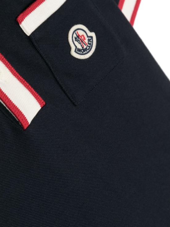 26SS [키즈] 몽클레어 폴로 셔츠 8A00003 8496W778 Blue - MONCLER