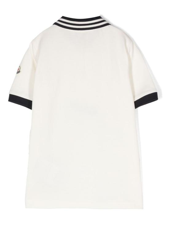 26SS [키즈] 몽클레어 폴로 셔츠 8A00003 8496W034 White - MONCLER