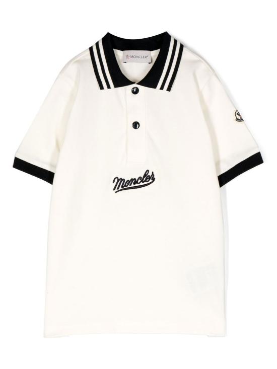 26SS [키즈] 몽클레어 폴로 셔츠 8A00003 8496W034 White - MONCLER