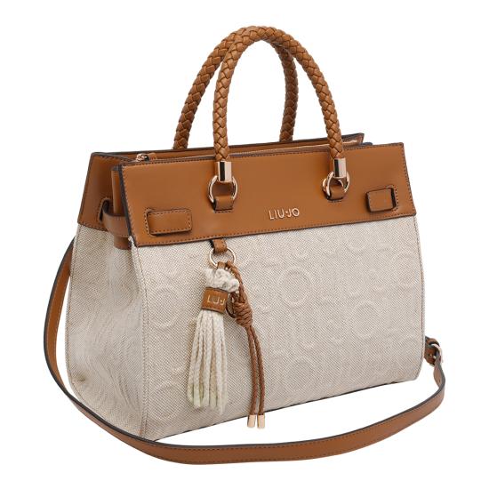 26SS 리우조 토트백 AA6246T381A 00005 Beige - LIU JO