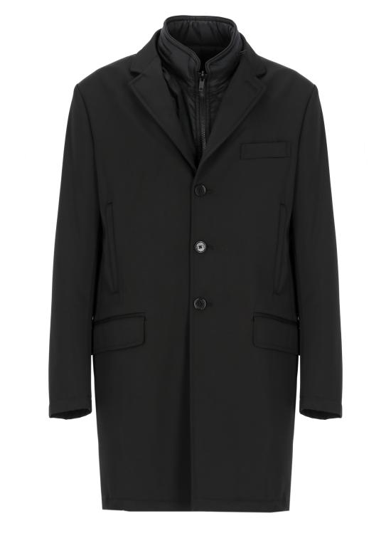 25FW 페이 코트 NAM5351168STOA B999 Black