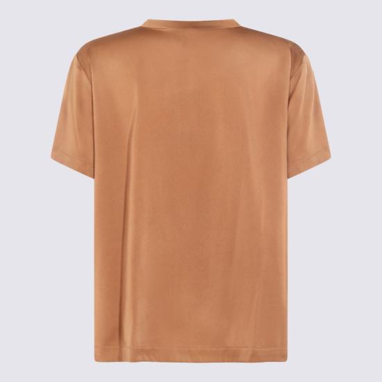 26SS 파비아나 필리피 반팔 티셔츠 TPD266F283L7801268 Brown - FABIANA FILIPPI