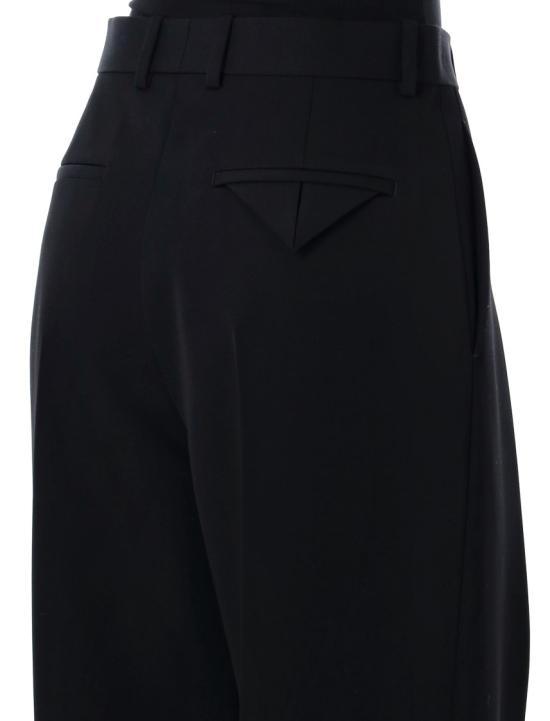 25FW 보테가베네타 스트레이트 팬츠 830002V4C20 Black - BOTTEGA VENETA