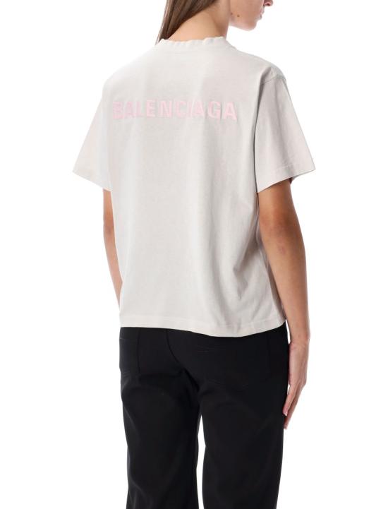 25FW 발렌시아가 반팔 티셔츠 850990TTVJ1 White - BALENCIAGA