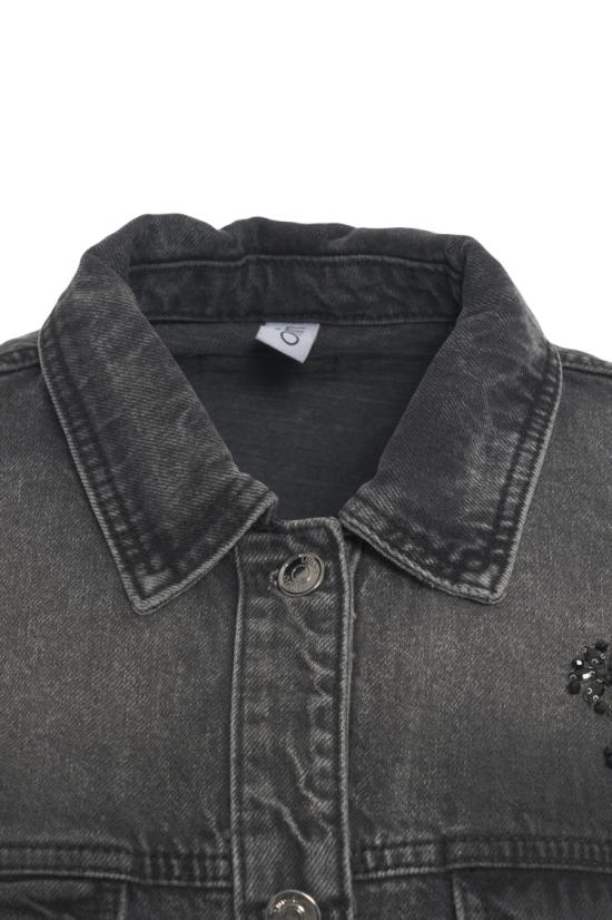 25FW 리우조 데님 자켓 UF5111D4854 Black - LIU JO