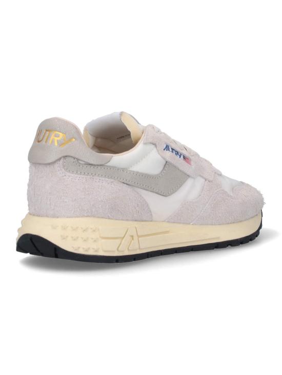 26SS 오트리 릴윈드 로우 나일론 스웨이드 스니커즈 WWLM NC04 White - AUTRY