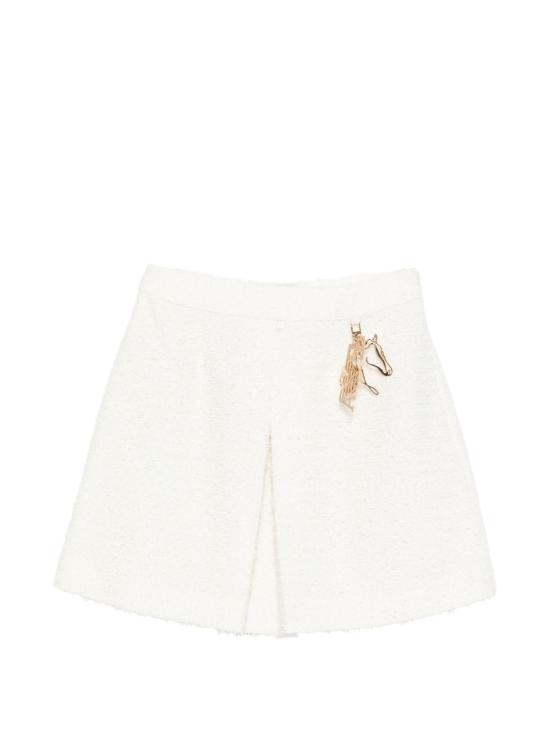 26SS 엠포리오 아르마니 미디 스커트 EW003914 AF20487U0011 White