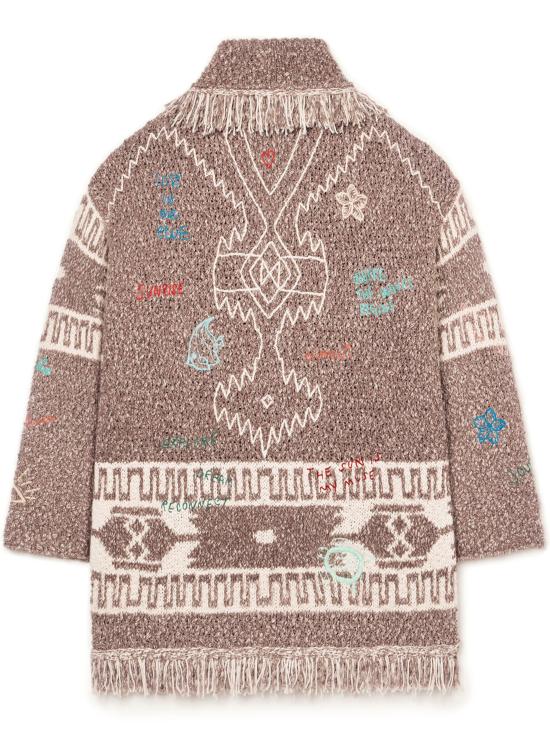 26SS 알라누이 스웨터 LWHB064R26KNI022 6096 BROWN - ALANUI