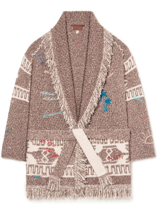 26SS 알라누이 스웨터 LWHB064R26KNI022 6096 BROWN - ALANUI