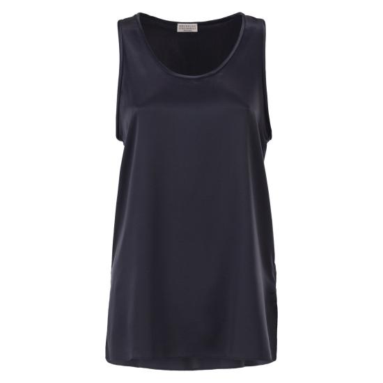 26SS 브루넬로 쿠치넬리 폴로 티셔츠 M0C59DZ300 NIGHT BLUE